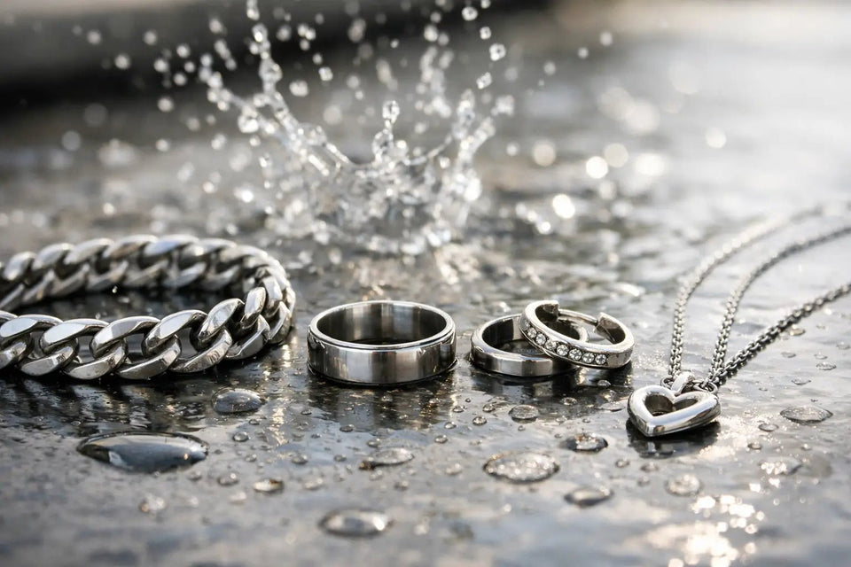 can stainless steel jewelry get wet for Daily Wear? - DP Online