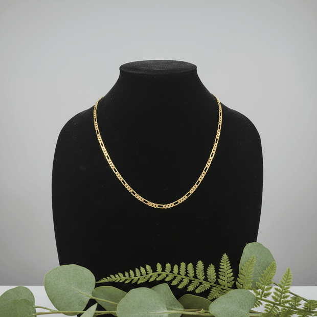 14ct Gold 24-inch 61cm 5mm Figaro Link Chain