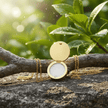 14ct Gold Opal Lip Balm Locket Pendant Necklace with Lip Balm - DP Online