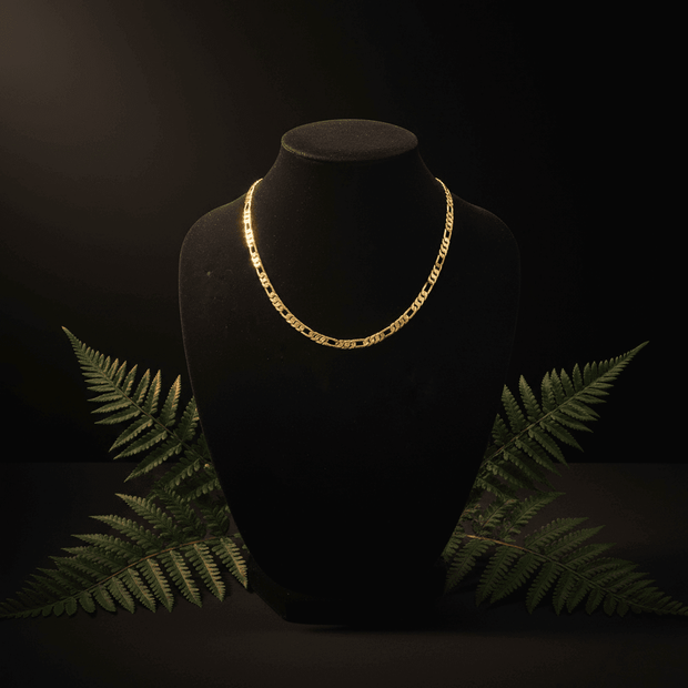 14ct Gold 18 Inch 45cm 6mm Figaro Chain