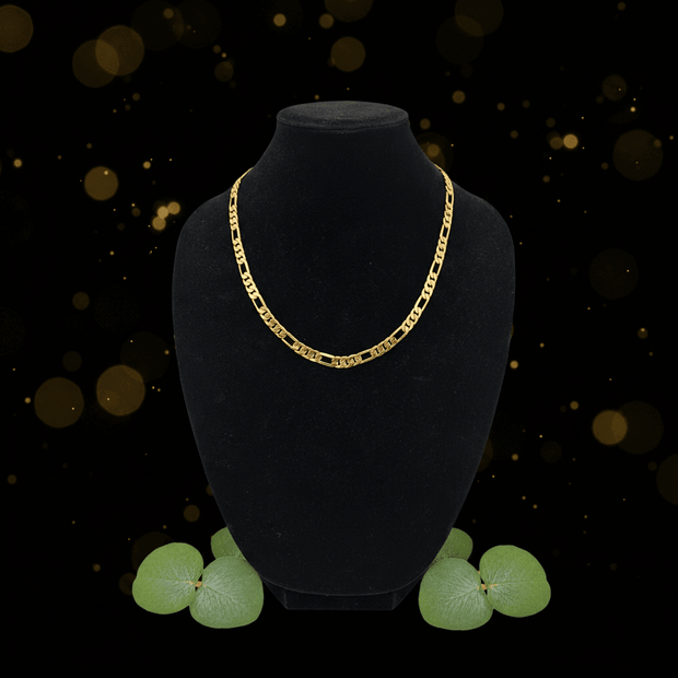 14ct Gold 24 inch 61cm 8mm Figaro Chain