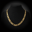 18ct Gold 12mm Figaro - Bust