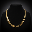 18ct Gold 12mm Link Chain - Bust
