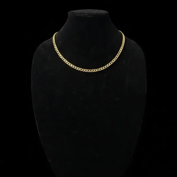 18ct Gold Plated 20" 50cm 5mm Link Chain - DP Online