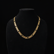 18ct Solid Gold 10mm Figaro Link Chain