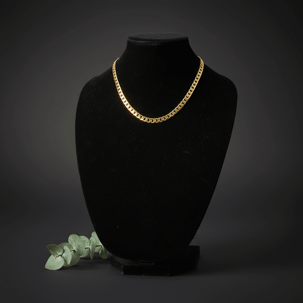 18ct Solid Gold 20" 50cm 7mm Link Chain - DP Online