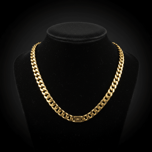 18ct Solid Gold 22" 55cm 7mm Link Chain - DP Online
