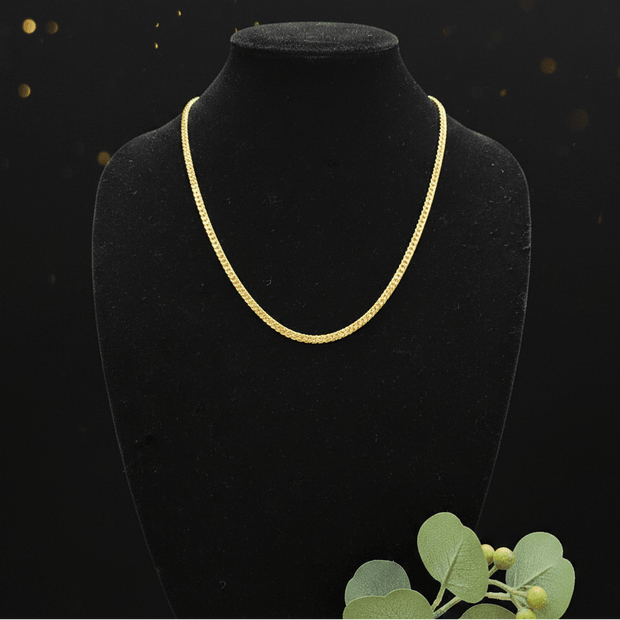 18ct Solid Gold 24" 61cm 5mm Sideways Chain - DP Online