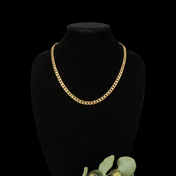 18ct Solid Gold 24" 61cm 7mm Link Chain - DP Online