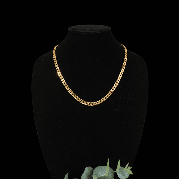 18ct Solid Gold 24" 61cm 7mm Link Chain - DP Online