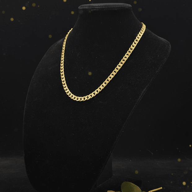 18ct Solid Gold 24" 61cm 8mm Link Chain - DP Online