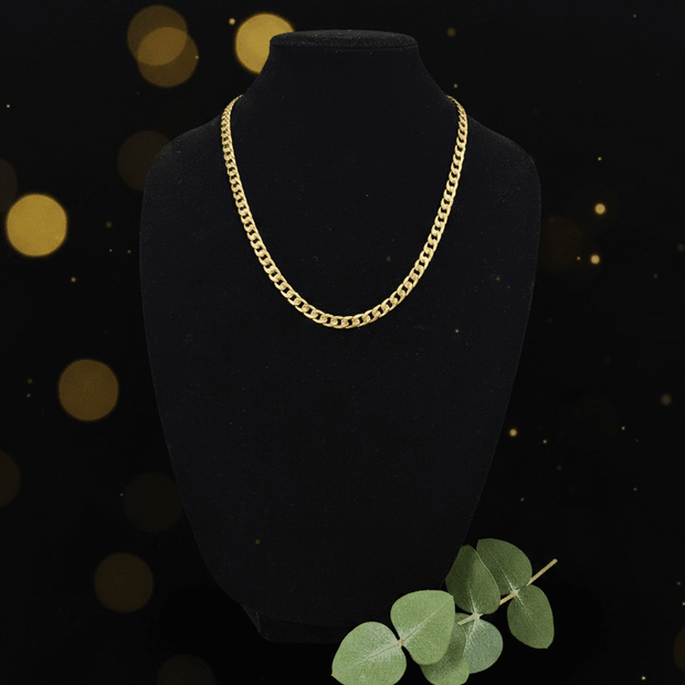 18ct Solid Gold 24" 61cm 8mm Link Chain - DP Online
