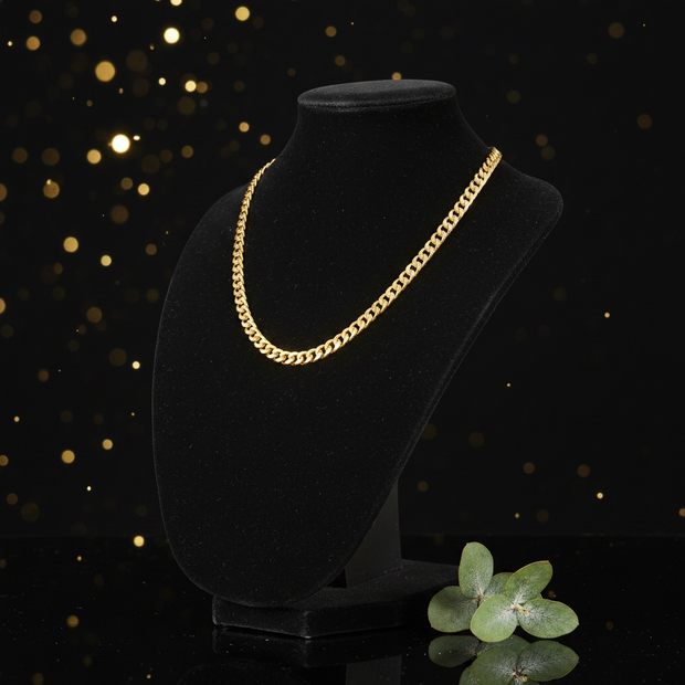 18ct Solid Gold Cuban Link - Bust 2