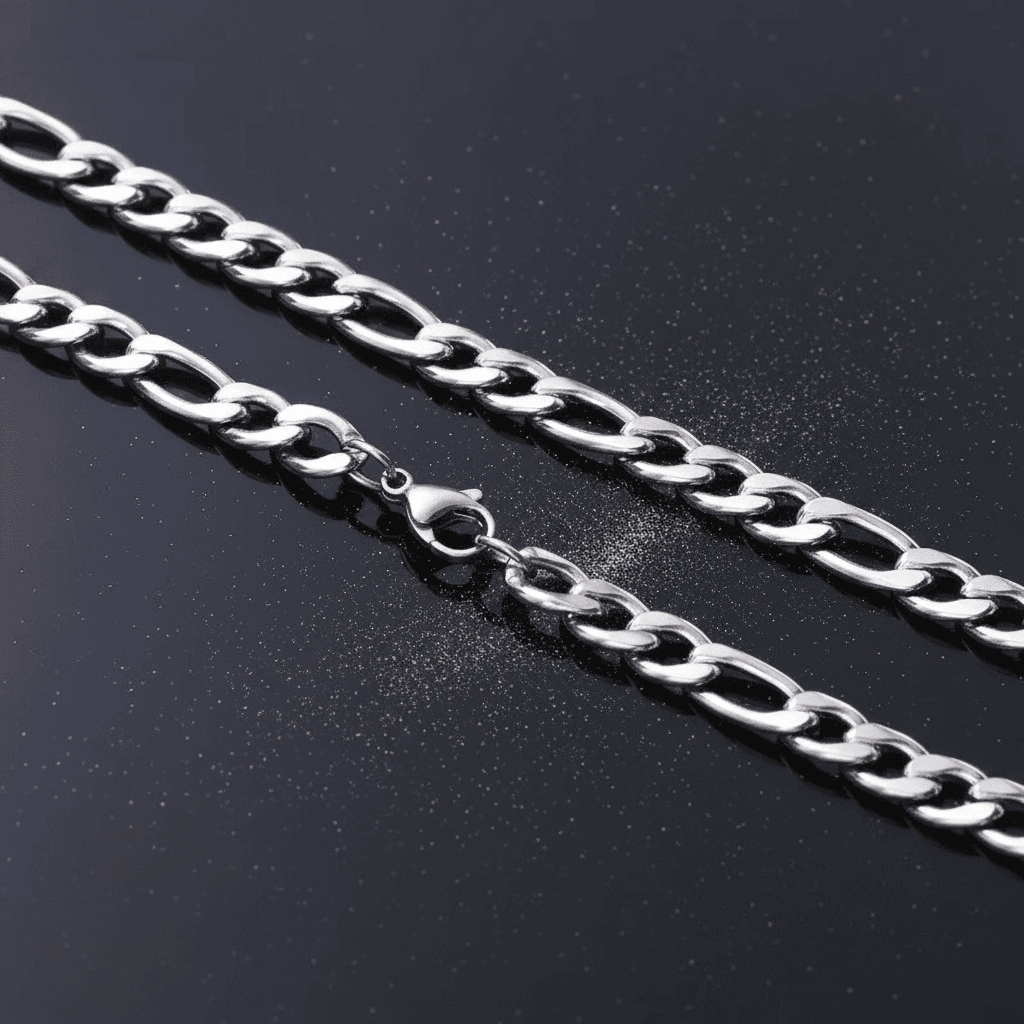 20-inch 50cm 5.4mm Figaro 1.4 Stainless Steel Chain