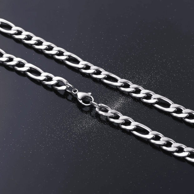 20-inch 50cm 5.4mm Figaro 1.4 Stainless Steel Chain