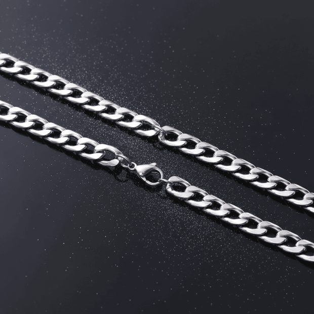 20" 50cm 7mm 1.8 Stainless Steel Link Chain - DP Online