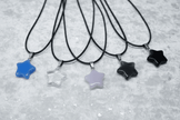 20mm Natural Crystal Stone Star Pendant Necklace - DP Online
