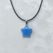 20mm Natural Crystal Stone Star Pendant Necklace - DP Online