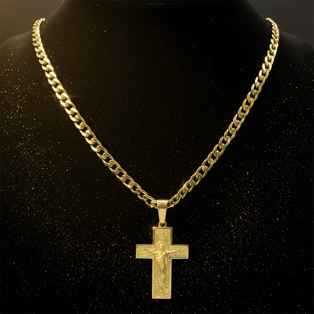 24 Inch 61cm 18ct Gold Titanium 