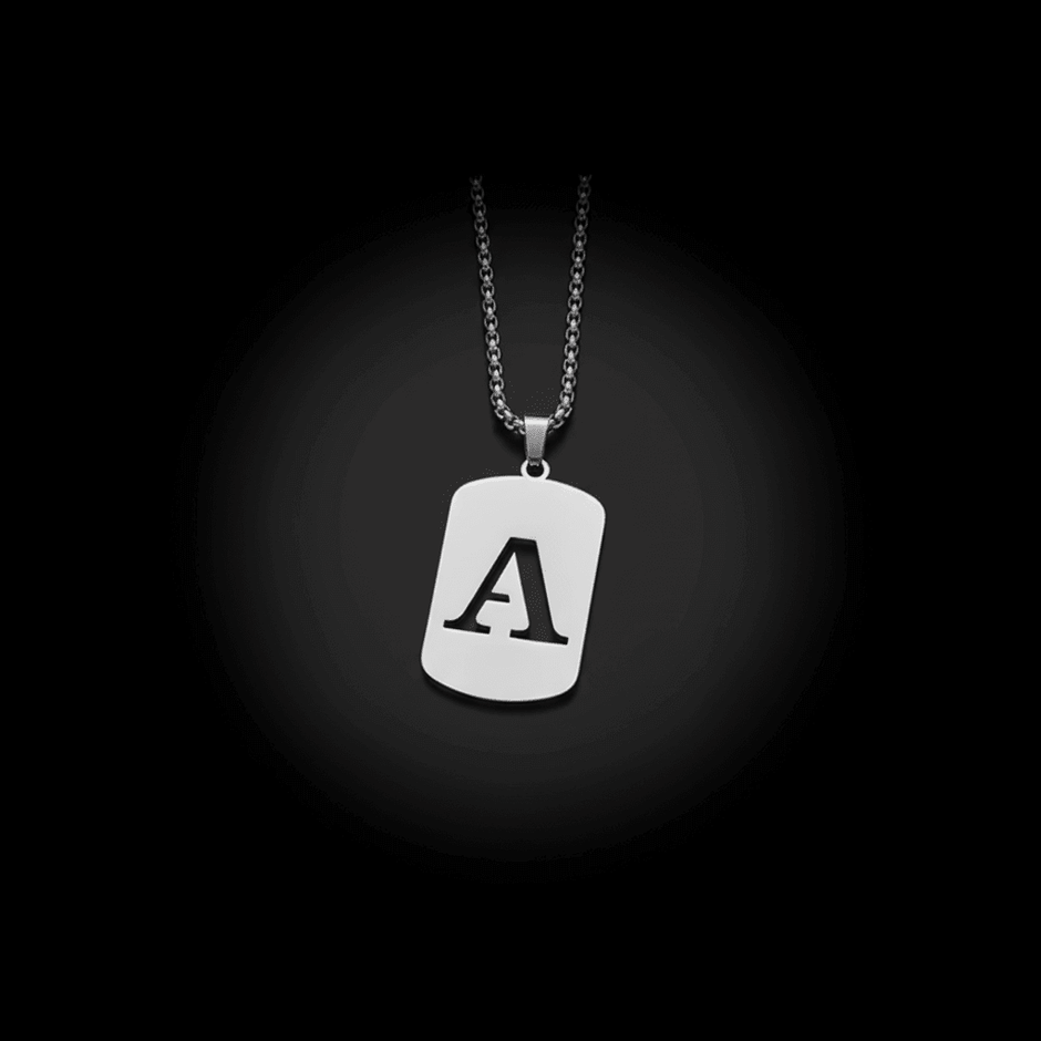 24" 61cm 304L Stainless Steel Initial Chain Necklaces - DP Online