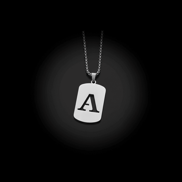 24" 61cm 304L Stainless Steel Initial Chain Necklaces - DP Online