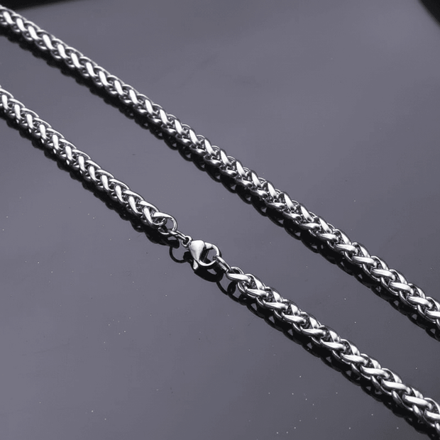 24" 61cm 3mm Stainless Steel Dragon Bone Link Chain - DP Online