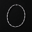 20 50cm 3mm Stainless Steel Stick with polished mirror finish on a black background.