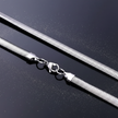 6mm Stainless Steel Flat Snake Chain — V2 Dust
