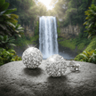 8mm Silver Stud Crystal Ball Earrings - DP Online