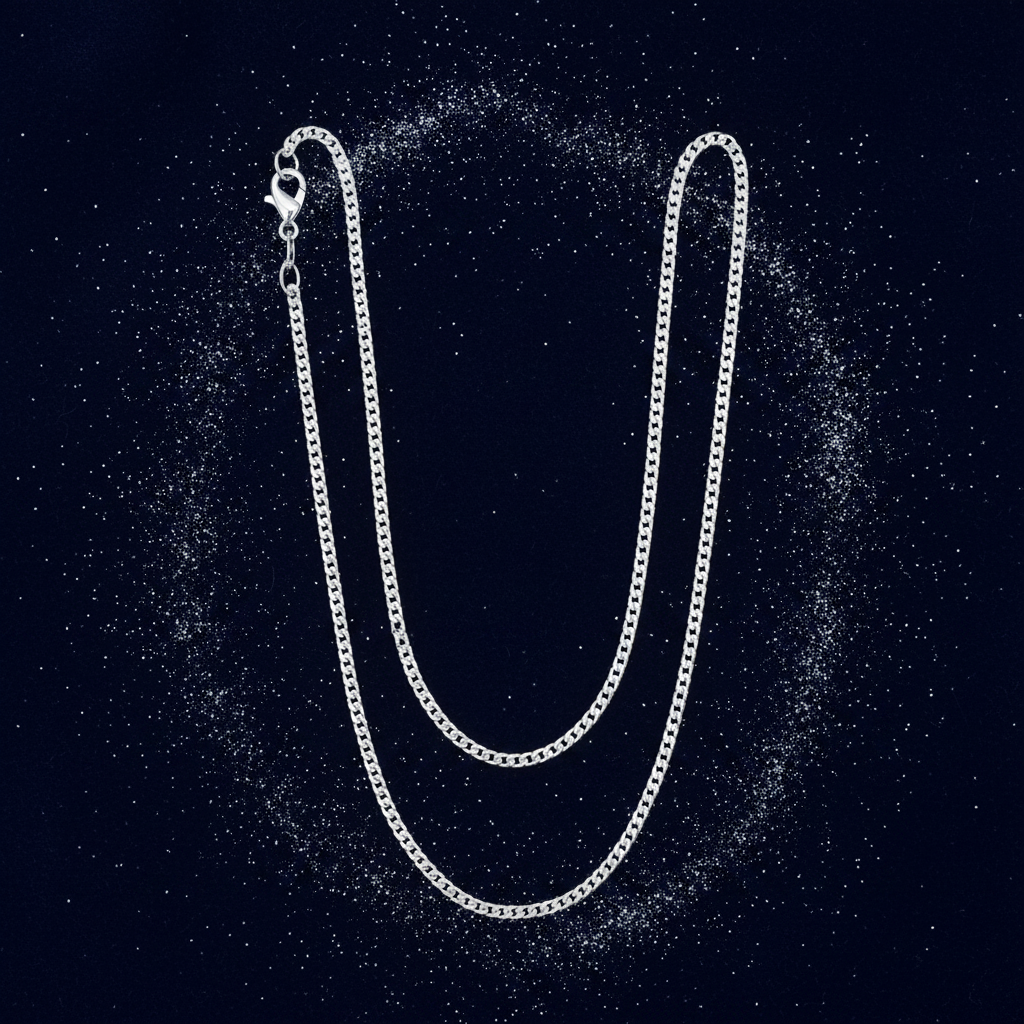 925 Sterling Silver Curb Chain V2