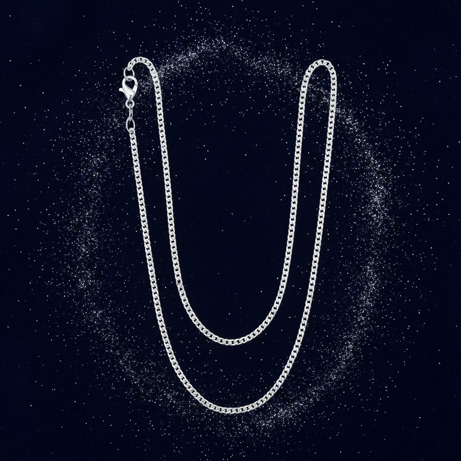 925 Sterling Silver Curb Chain V2