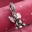 925 Sterling Silver Elephant Bracelet Charm - DP Online
