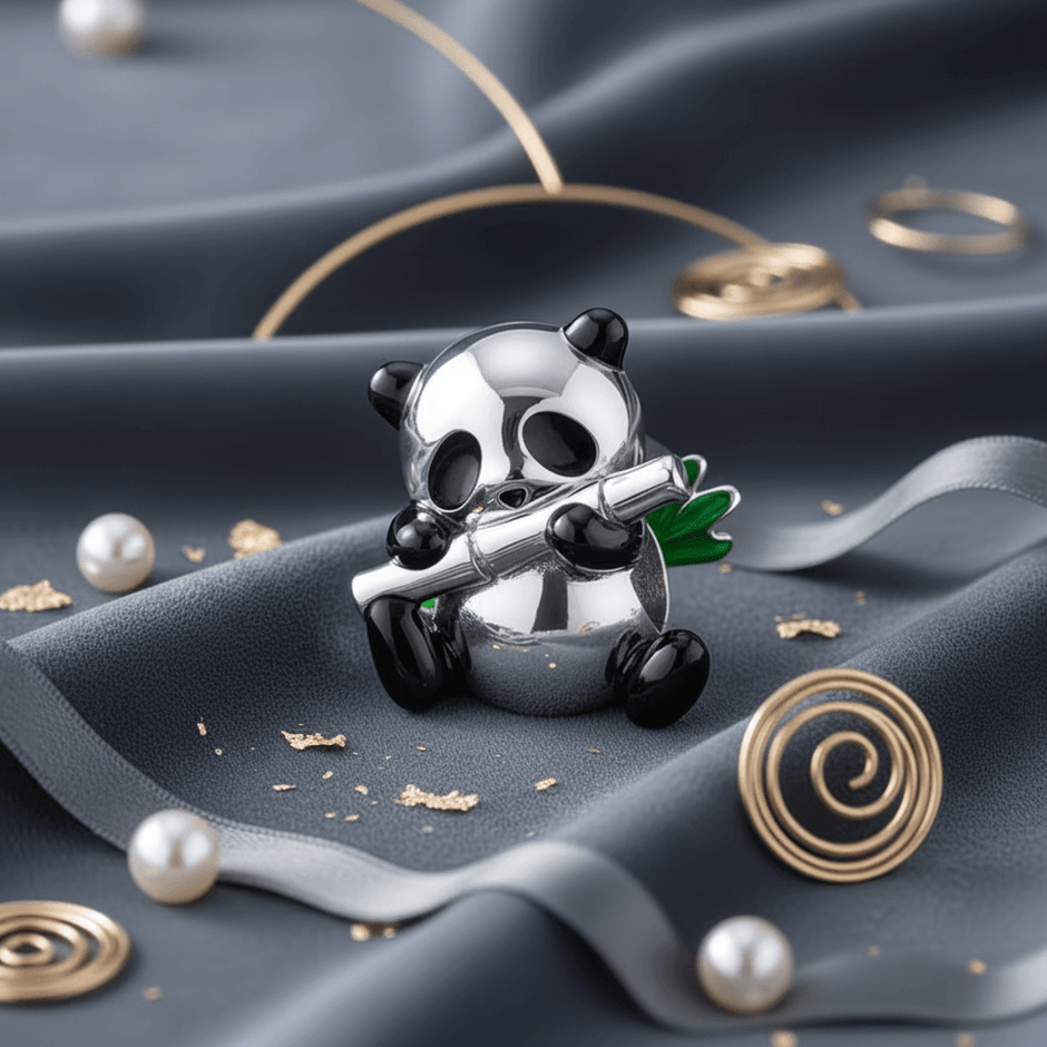 925 Sterling Silver Panda Bracelet Charm - DP Online