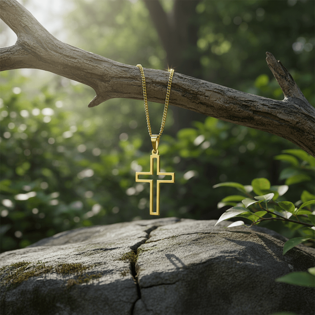9ct Gold Cross Pendant - DP Online