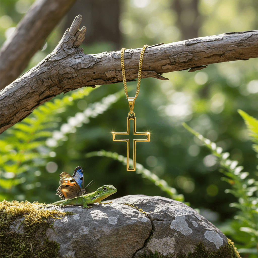 9ct Gold Cross Pendant - DP Online