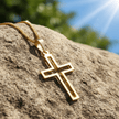 9ct Gold Cross Pendant - DP Online
