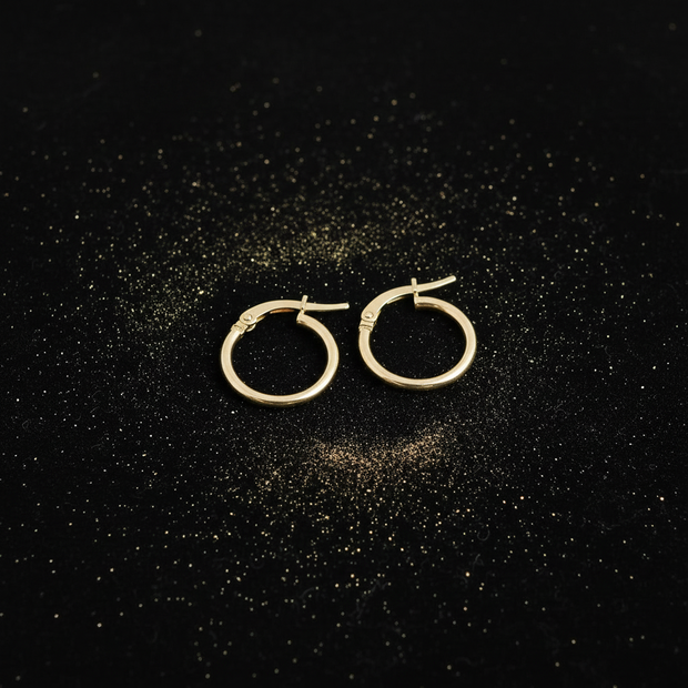 9ct Gold Hoop Earrings V2 Redo