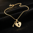 9ct Two-Tone Gold Key Locket – V2 Gold Dust