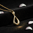 9ct Yellow Gold Tear Drop Pendant – V3 Redo