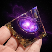 Amethyst Galaxy Lotus Pyramid - Base Angle