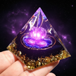 Amethyst Galaxy Lotus Pyramid - Cosmic Hero
