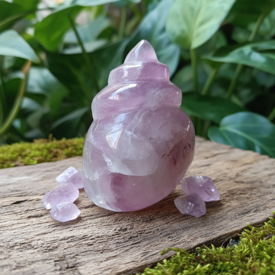 Amethyst Snail 3 Wood Redo