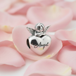 Angel Charm — Rose Petals Angled