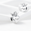 Angel Charm — White Satin