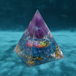 Aqua Om Amethyst Pyramid – Teal Velvet 2