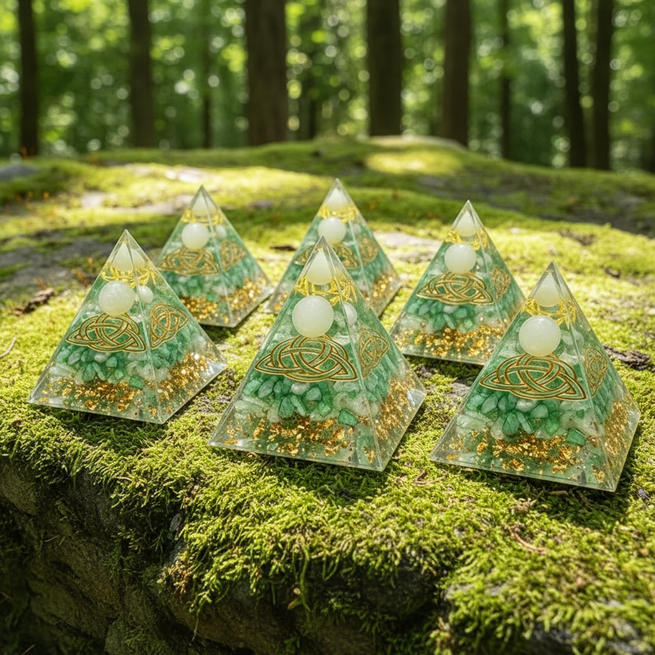 Aventurine Celtic Pyramid - Collection Shot