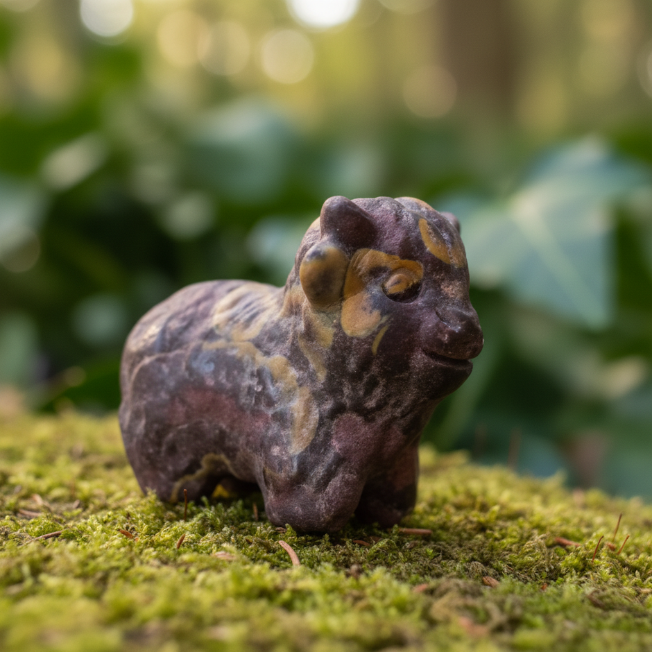 Bamboo Jasper Highland Cow
