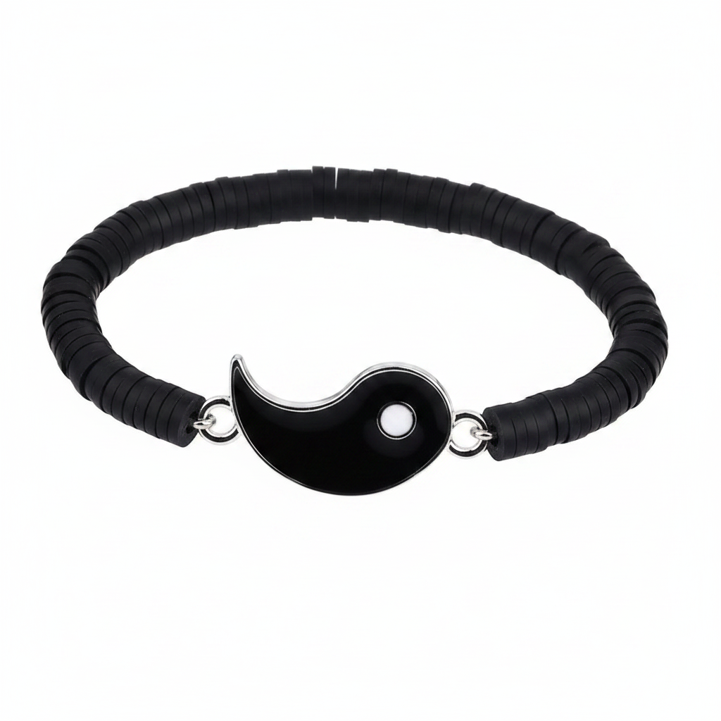 Black Clay Bracelet Only