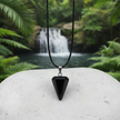 Black Obsidian Point Pendant