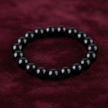 Black Onyx Bracelet Macro